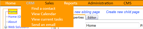 calendar menu calendar menu